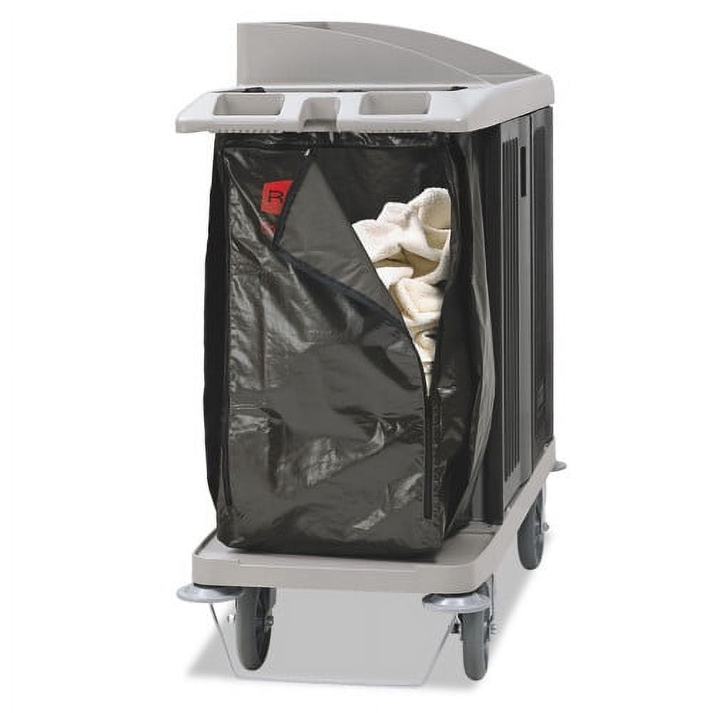 Zippered Vinyl Cleaning Cart Bag, 25 gal, 17 Zippered Vinyl Cleaning Cart Bag, 25 gal, 17