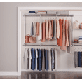 thumbnail image 1 of Rubbermaid Configurations 4 Ft. To 8 Ft. Adjustable Closet System - Single Pack — Residential Use, Standard Application, 1 of 5