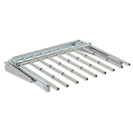 Rubbermaid Configurations Add-On Pants Rack Holds 7 Pairs of Pants, Titanium