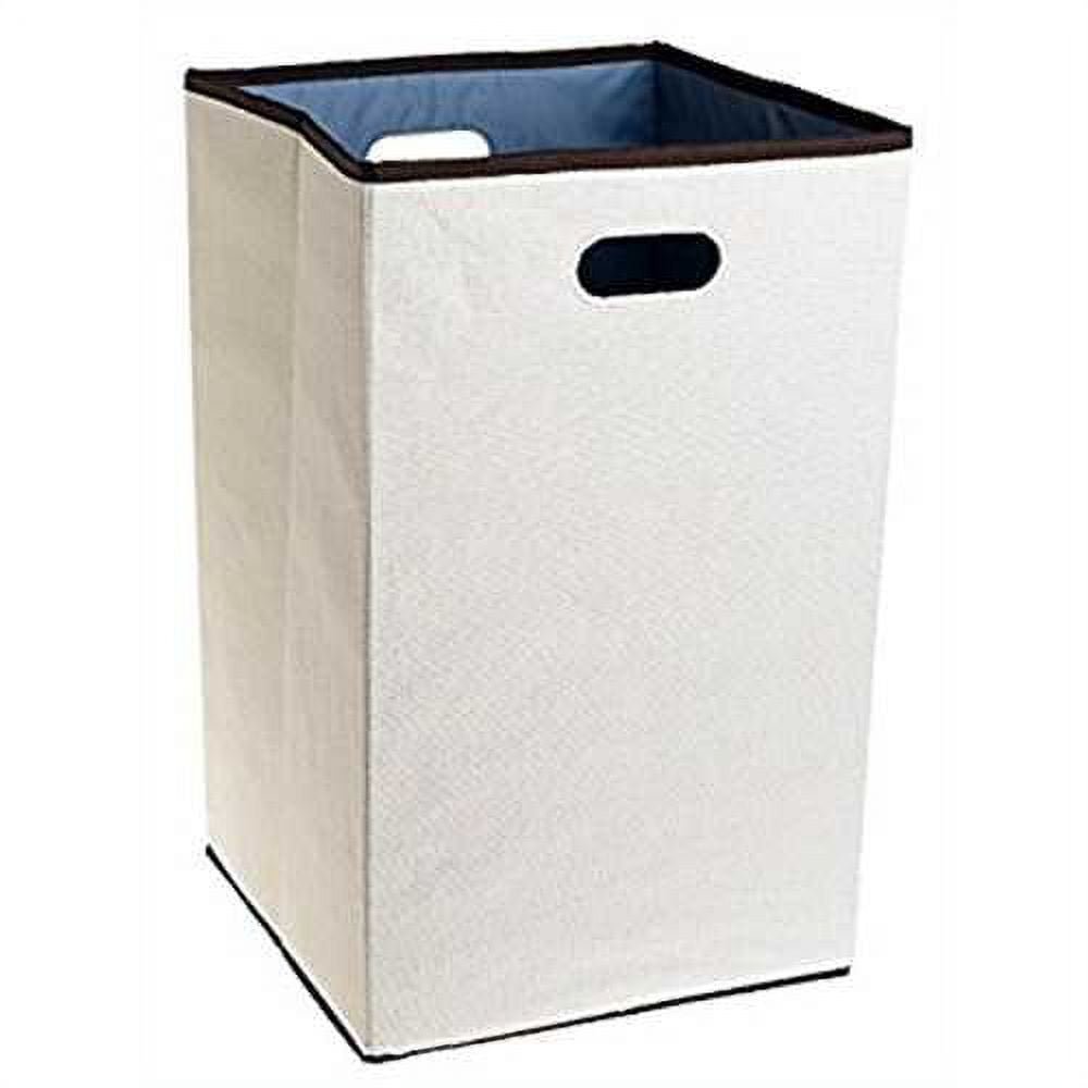 Rubbermaid Configurations Custom Closet Folding Laundry Hamper, Natural