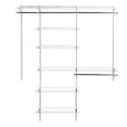 thumbnail image 1 of Rubbermaid Configurations Deluxe 3-6 foot Closet Kit White, 1 of 7