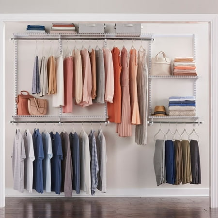 Rubbermaid Configurations 4-8 foot closet kit- White