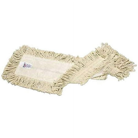 Rubbermaid Cut End Disposable Dust Mop White, 48" Length x 5" Width, Cotton | 1 Each