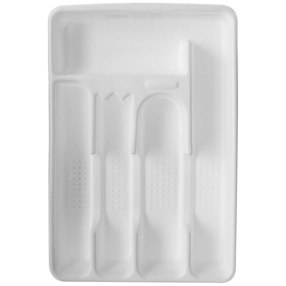Rubbermaid Cutlery Tray, Small, White FG2919RDWHT