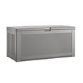 thumbnail image 1 of Rubbermaid Deck Box, Extra Large, 134 Gallon, Light Grey, 1 of 6