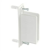 Rubbermaid Direct Mount Non-Adjustable Free Slide Wall Bracket, White (FG3D68LWWHT)