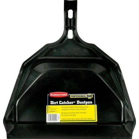 Rubbermaid Dirt Catcher Plastic Wide Mouth Dust Pan