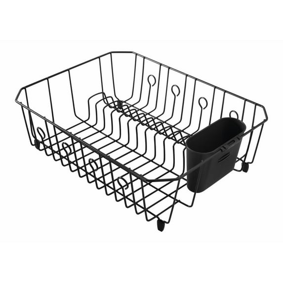 Rubbermaid Wire Dish Drainer, Large, Black