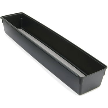 Rubbermaid, Drawer Organizer, Black, 3" x 15"
