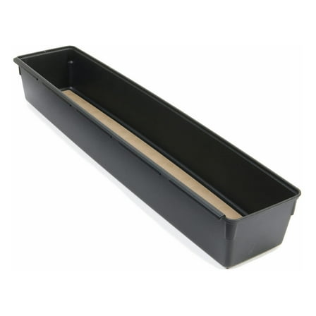 Rubbermaid, Drawer Organizer, Black, 3" x 15"