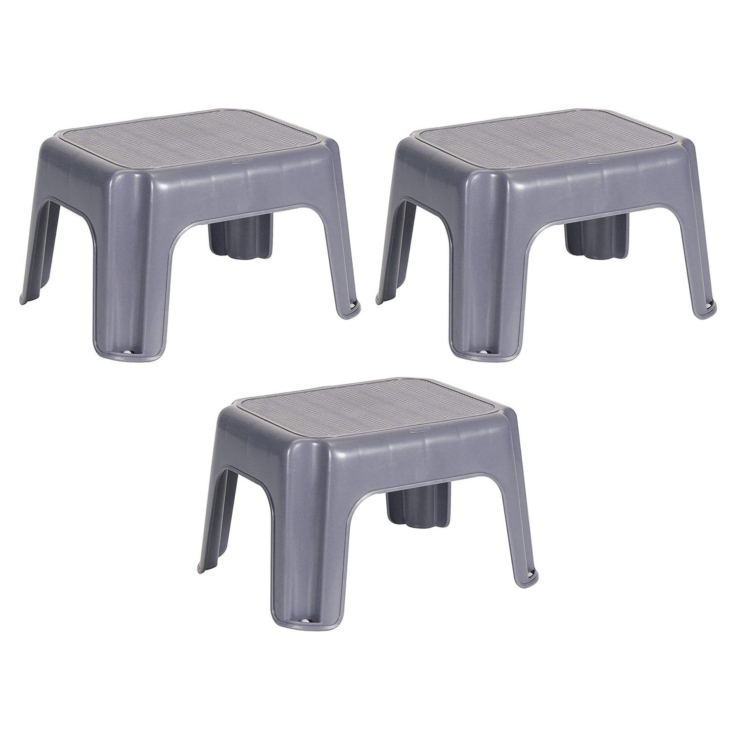 Rubbermaid Durable Plastic Step Stool w 250 LB Weight Capacity