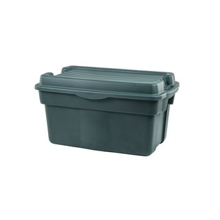 Rubbermaid Roughneck️ 40 Gallon Storage Totes, Pack of 2, Durable Stackable  Storage Containers with Hinged Lids, Nestable Plastic Storage Bins for