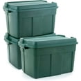 thumbnail image 1 of Rubbermaid ECOSense 37 Gal Recycled Plastic Storage Tote w/ Lid 3 Pack, 1 of 6