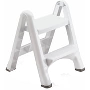 Rubbermaid EZ Step Folding 2-Step Stool, White