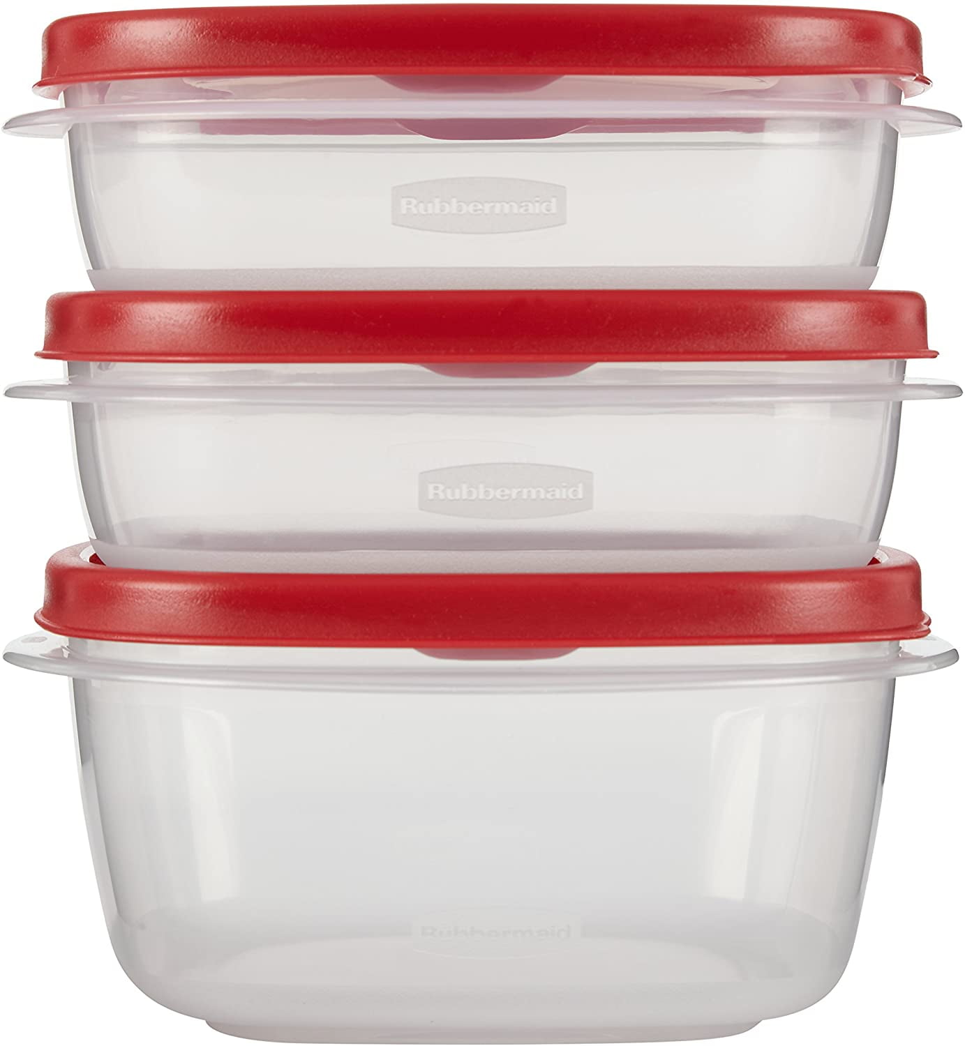 Rubbermaid Easy Find Lids 320oz (2.5 gal) Plastic Rectangle Food Storage  Container Clear
