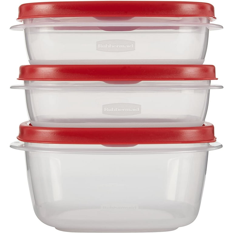 Rubbermaid Easy Find Lids Containers & Lids, Storage, Value Pack - 3 piece set