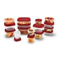 thumbnail image 1 of Rubbermaid Easy Find Lid 34 Pc Set of Food Storage Containers with Vented Lids, Plastic Food Storage Containers with Easy Find Lids, Great for Leftovers, Meal Prep & Organization, 1 of 9