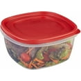 thumbnail image 1 of Rubbermaid Easy Find Lid Clear BPA-Free Plastic Square Food Storage Container (14 Count), 1 of 1