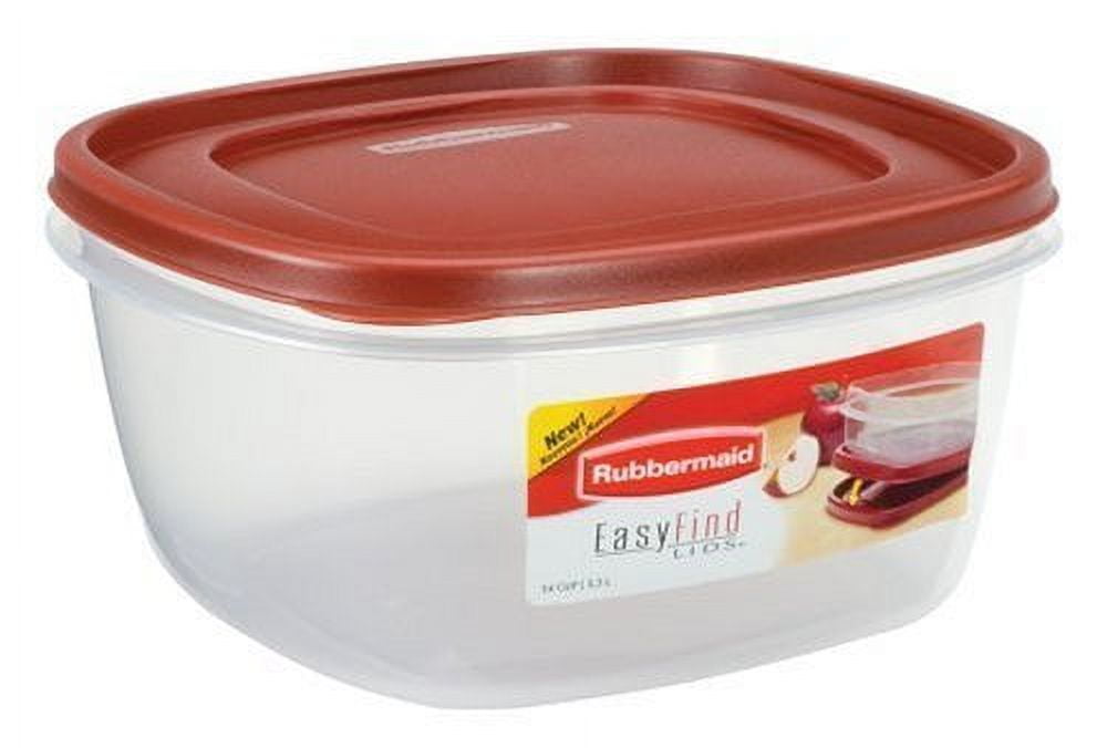 Rubbermaid® Easy-Find Lids Food Storage Container Value Pack - Red/Clear, 2  pc - Food 4 Less