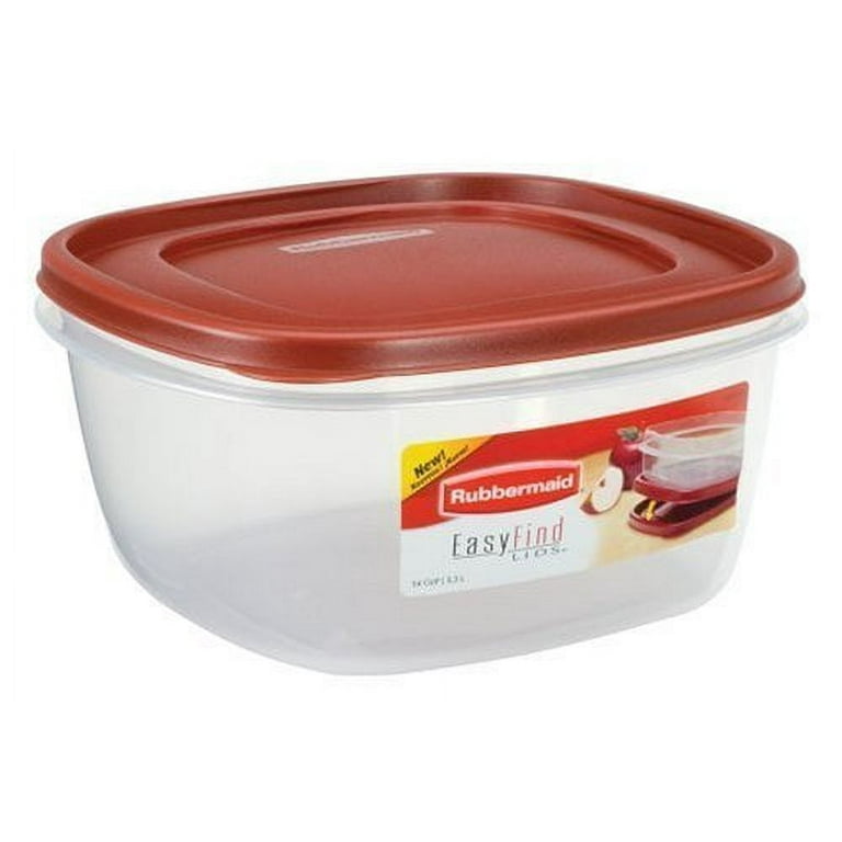  Rubbermaid Easy Find Lids Food Storage Container, 14