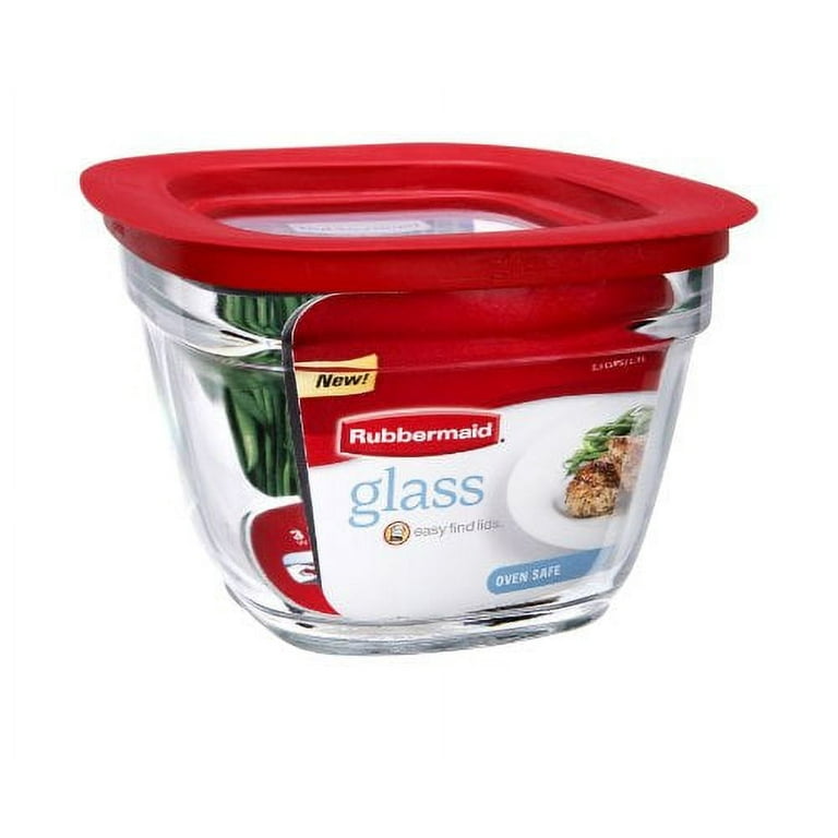 Rubbermaid Glass Food Storage Container 1.5 cup
