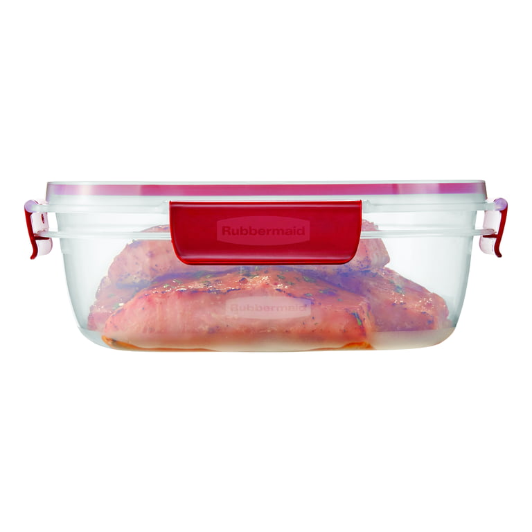 Rubbermaid Easy Find Lid Food Storage Container, 7-Cup, Red - Bed Bath &  Beyond - 28264689