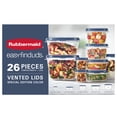 thumbnail image 1 of Rubbermaid Easy Find Lids Food Storage Containers with Vented Lids, 26 Piece Set, Blue, 1 of 6