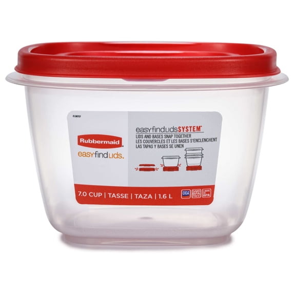 Rubbermaid Easy Find Vented Lid 7-Cup Food Storage Container