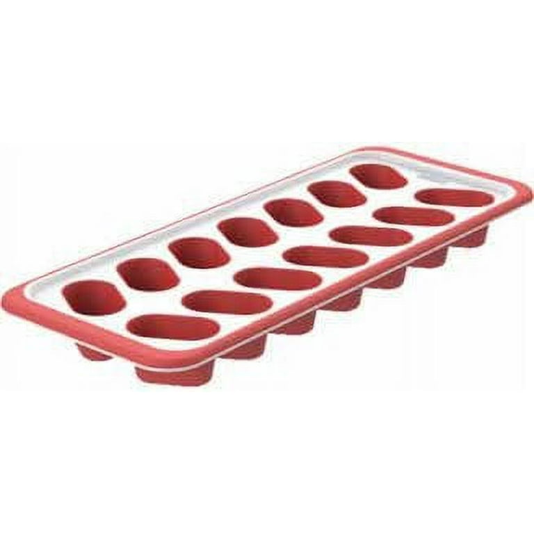 Rubbermaid Easy Release Flexible Dual-Material Ice Cube Tray 