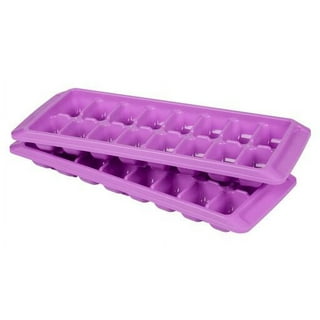 Rubbermaid 6013371 Plastic & Silicone Ice Tray, Red & White