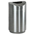 thumbnail image 1 of Eclipse Open Top Waste Receptacle Round, Steel, 30 gal, Stainless Steel, 1 of 2