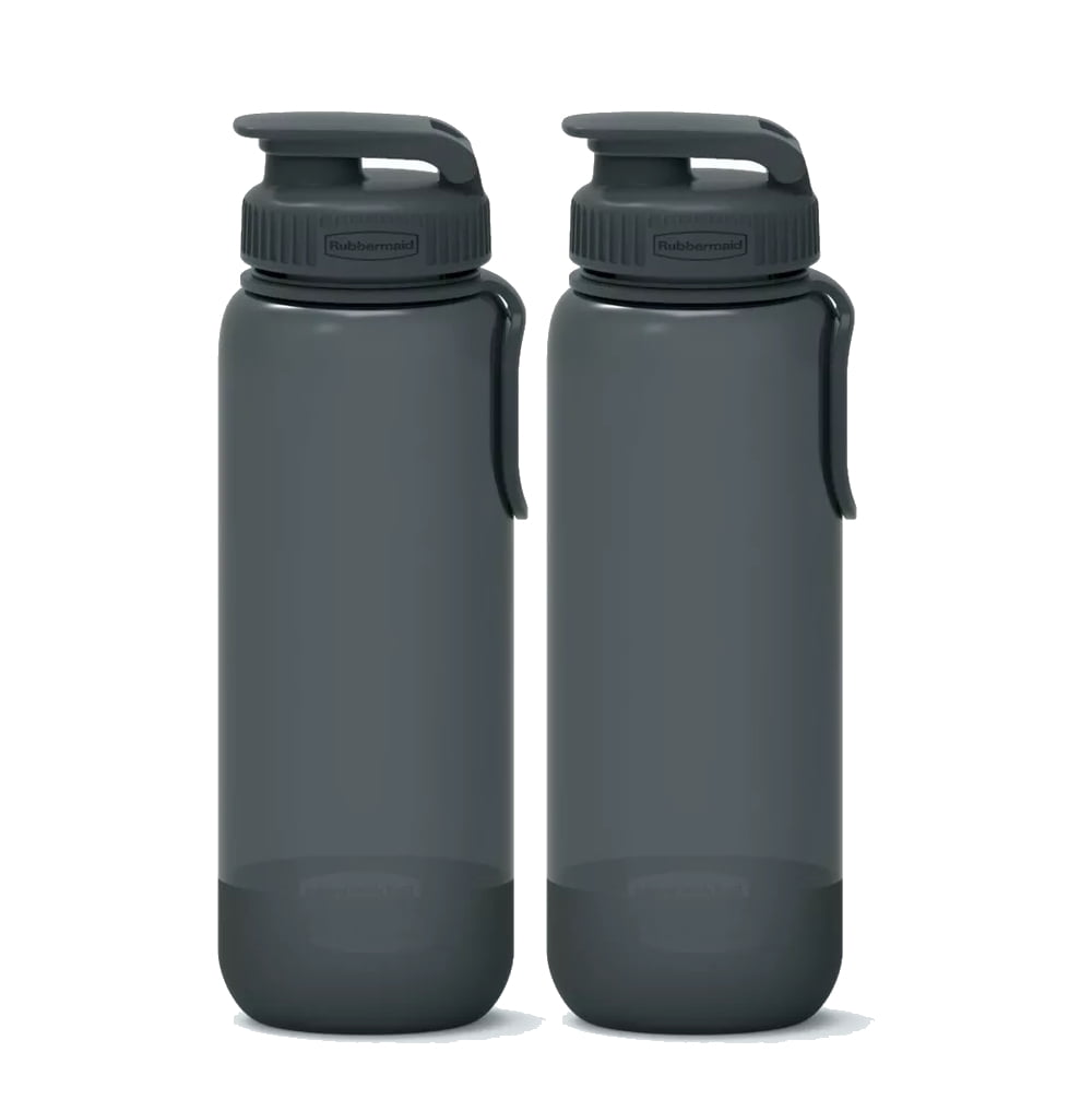  Rubbermaid Leak-Proof Chug Water Bottle, 24 oz, Aqua Waters :  Health & Household