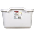thumbnail image 1 of Rubbermaid - FG2970ARWHT White Dishpan, 15 Inches 15.6 Quart Capacity Width 1.45 Pounds, 2-Pack, 1 of 1