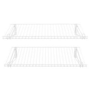 Rubbermaid FG3H9100WHT Configurations Accessories 26-Inch Shelving Kit, White