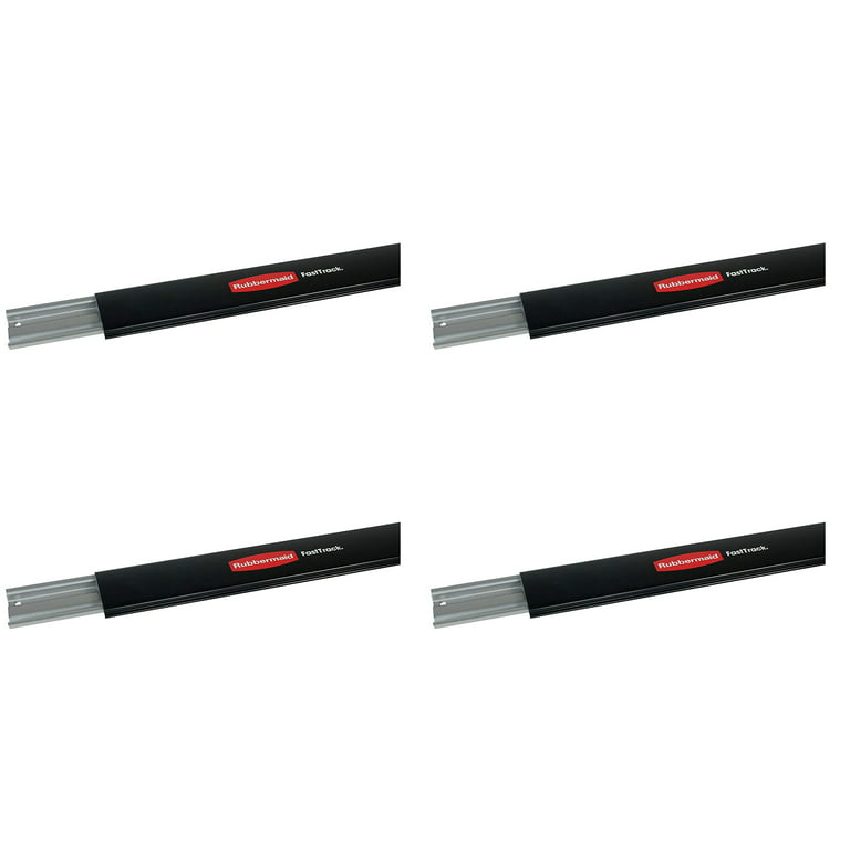 Rubbermaid 1784415 48-Inch Black FastTrack Rail And Cover at