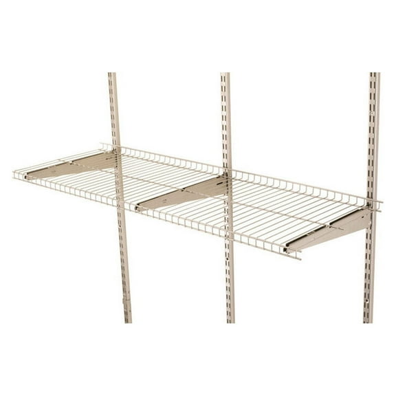 Rubbermaid FG5E2102SNCKL FastTrack 4' Wire Shelf