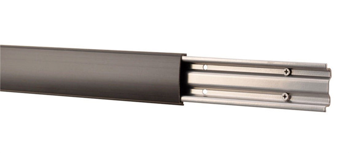 Rubbermaid FastTrack 2.3 in. W x 7 ft. D Silver Metal Hang Rail