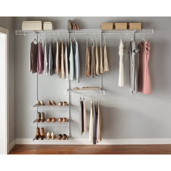 Rubbermaid FastTrack 5 Ft. To 7 Ft. Closet System - Single Pack