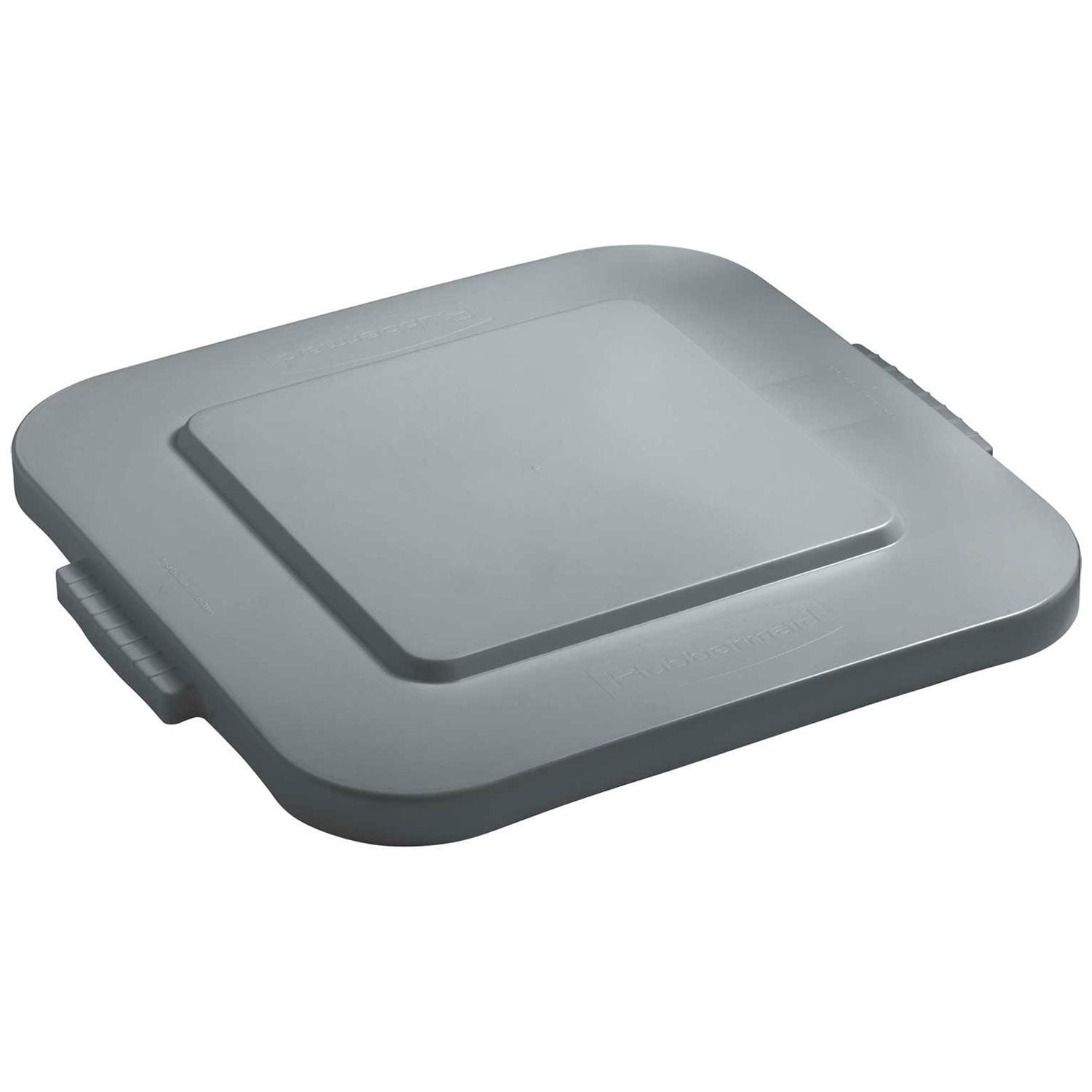 Rubbermaid Flat Lid For 40 Gallon Square Rubbermaid Brute Waste Receptacles - Gray, Lot of 55