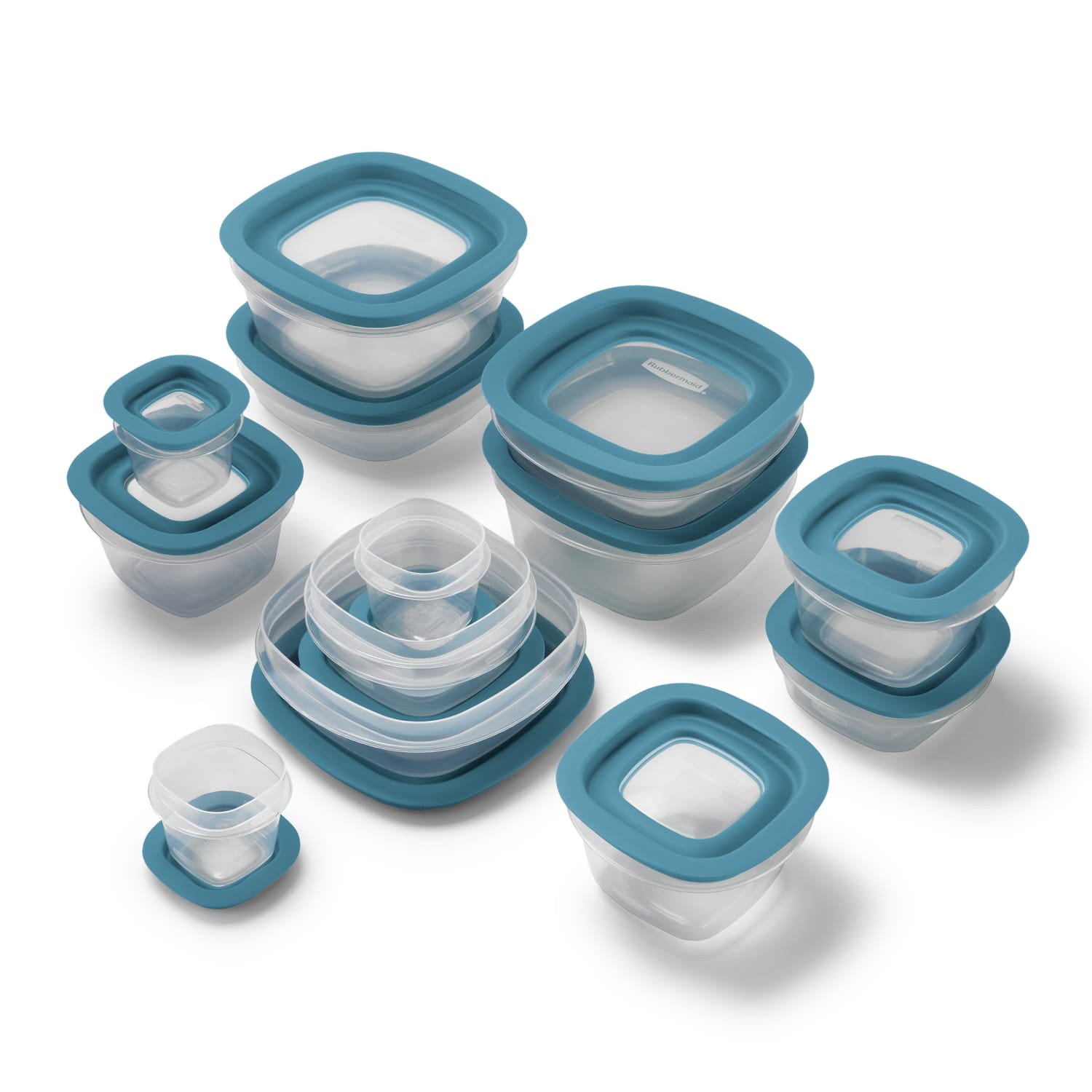 ハンドメイドノブ　TPU樹脂製タイプBM　スカイブルー　2個1セット Rubbermaid, Food Storage Container Set, Flex & Seal 28pc, Leak