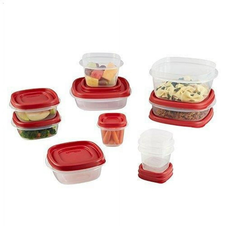 Rubbermaid 30 pc Food Storage Container Set with Easy Find Lids
