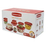 Rubbermaid Easy Find Lids Food Storage Container Set, 24-Piece Set