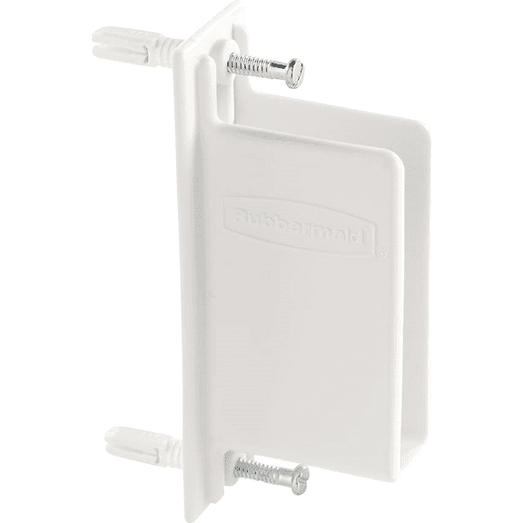Rubbermaid FreeSlide Direct Mount Wall End Bracket - Single Pack  Standard Mounting Hardware, Drop-In Replacement
