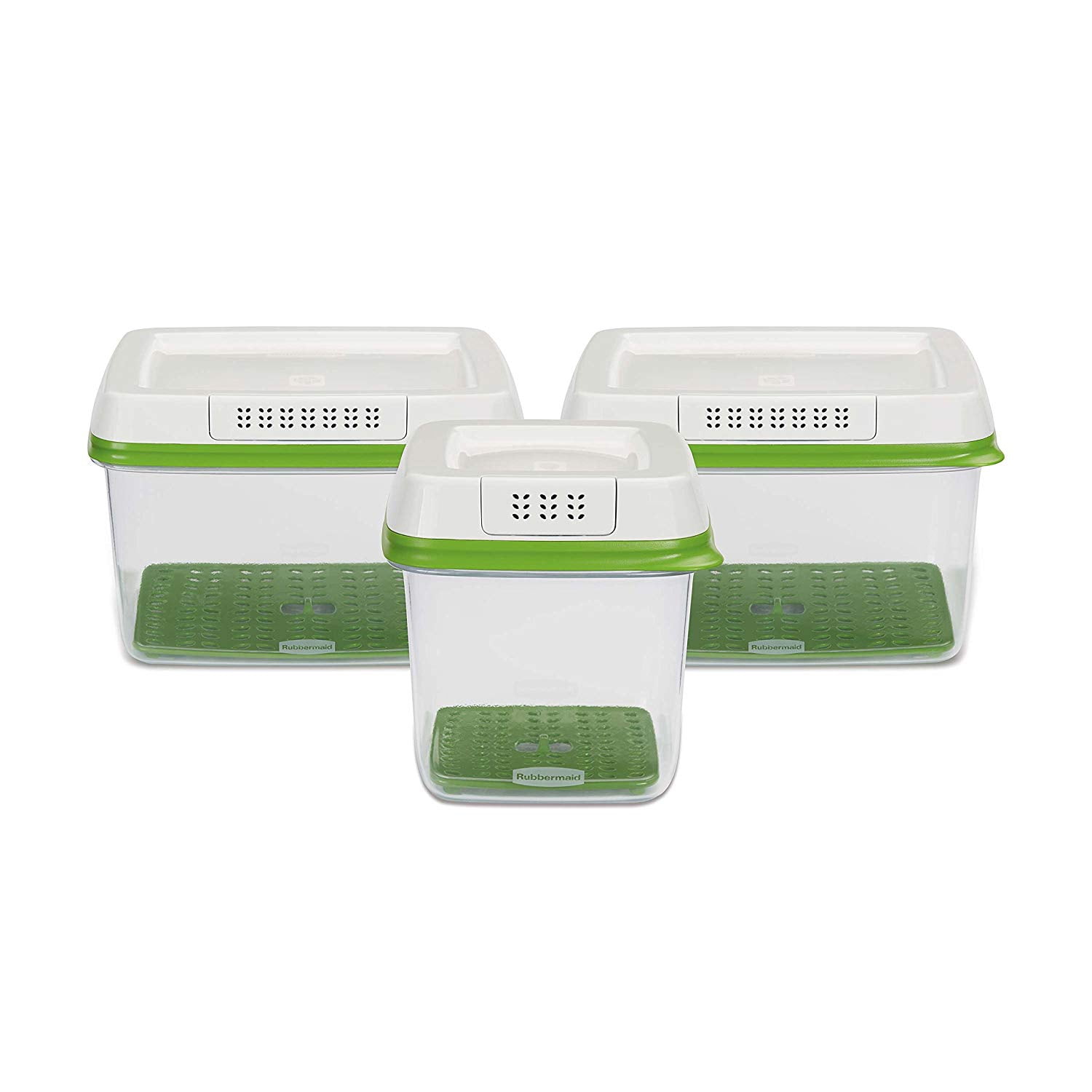  Rubbermaid 3-Piece Produce Saver Containers for