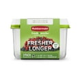 thumbnail image 1 of Rubbermaid FreshWorks Produce Saver, Medium and Large Produce Storage Containers, 4 Piece Set, 1 of 3