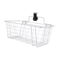 thumbnail interactive-video image 1 of Rubbermaid Garage FastTrack Rail 24 in. Wire Basket, Storage Organizer, Satin Nickel, 1 of 8