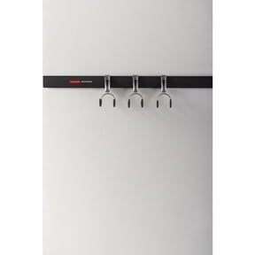 Rubbermaid Garage FastTrack Rail Compact Hook Bundle, 3-Pack, Satin Nickel