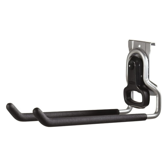 Rubbermaid Garage FastTrack Rail Multi-Purpose Hook, Satin Nickel