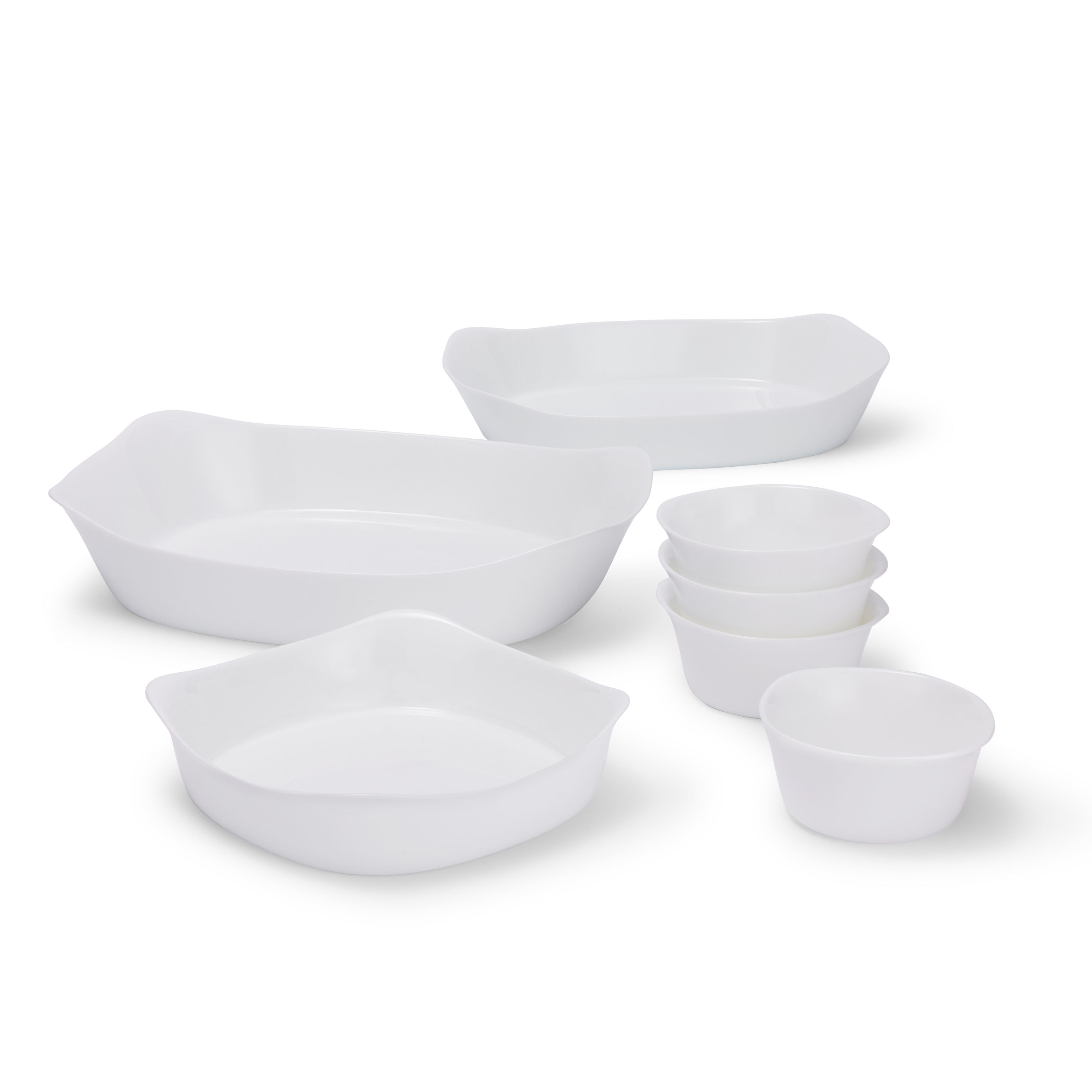 Rubbermaid Glass Baking Set for Oven, DuraLite 7 Piece Set without Lids - image 1 of 13