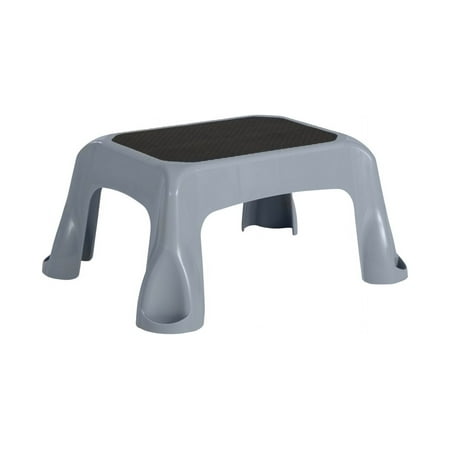 Rubbermaid 300 Pound Capacity Plastic Step Stool, Gray